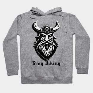 Grey Viking Hoodie